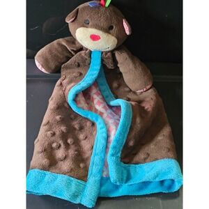 Mud Pie Monkey Security Blanket Lovey 14"